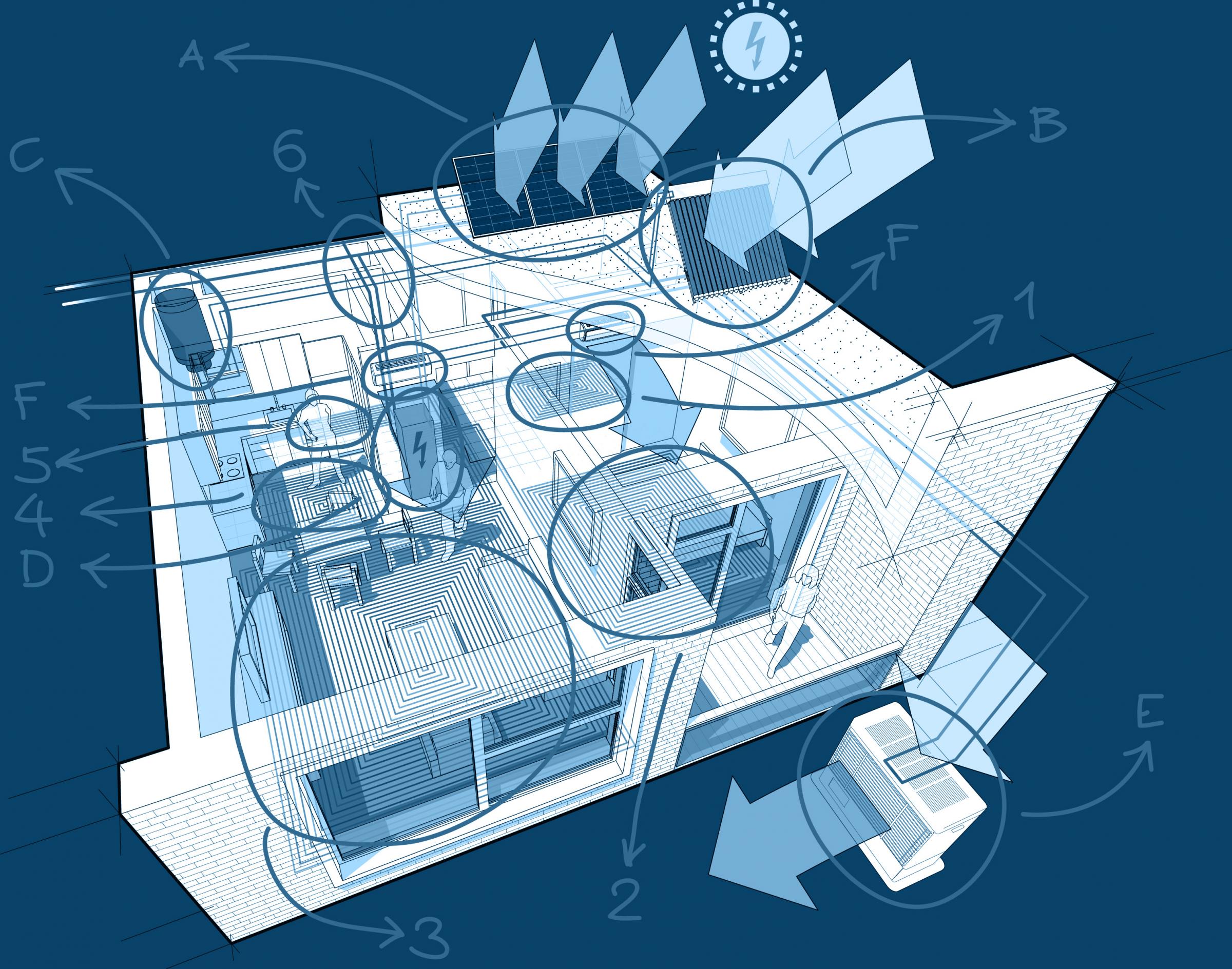 HVAC Blueprints of Home