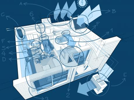 HVAC Blueprints of Home